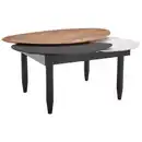 Bild 1 von Livetastic Couchtisch, Mehrfarbig, Holz, Mangoholz, vollmassiv, Holz, oval, rund, 110x45x100 cm, Holzmöbel, Holztische, Couchtische Holz