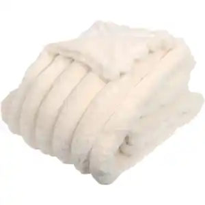 Wohndecke aus Kunstpelz