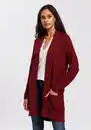Bild 1 von TOM TAILOR Longstrickjacke aus Rippstrick mit aufgesetzten Taschen, Rot