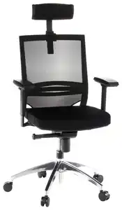 Drehstuhl Porto Max Schwarz, Schwarz