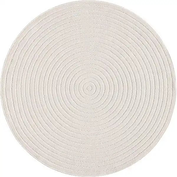 Bild 1 von Novel Outdoorteppich Tenerife Plus, Creme, Textil, Struktur, rund, ISO 9001, Bsci, Oeko-Tex® Standard 100, für Fußbodenheizung geeignet, in verschiedenen Größen erhältlich, pflegeleicht, leicht