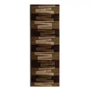 Floordirekt Läufer Via Veneto, Braun, Textil, Uni, rechteckig, 80x450 cm, pflegeleicht, Teppiche & Böden, Teppiche, Teppichläufer