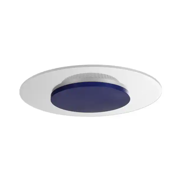 Bild 1 von Led-Deckenleuchte Zaniah, Blau, Metall, Kunststoff, rund,rund, F, 29x4x29 cm, RoHS, Europäischer Sicherheitsstandard, Lampen & Leuchten, LED Beleuchtung, LED-Deckenleuchten, F