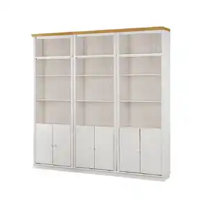 Livetastic Bücherwand Lillehammer, Kiefer, Honig, Holz, Kiefer, massiv, 15 Fächer, 223x222x34 cm, Wohnzimmer, Regale, Bücherregale