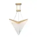Bild 1 von Elstead Lighting Kronleuchter Eurofase, Gold, Metall, Kunststoff, G, 119.4 cm, höhenverstellbar, Lampen & Leuchten, Innenbeleuchtung, Hängelampen, G