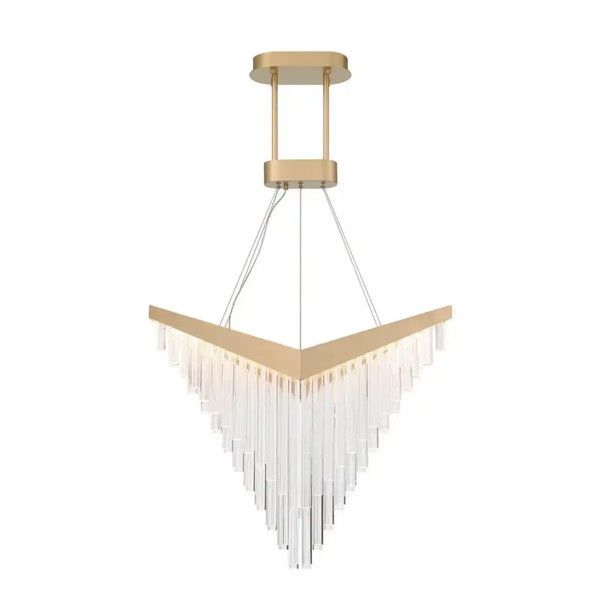 Bild 1 von Elstead Lighting Kronleuchter Eurofase, Gold, Metall, Kunststoff, G, 119.4 cm, höhenverstellbar, Lampen & Leuchten, Innenbeleuchtung, Hängelampen, G