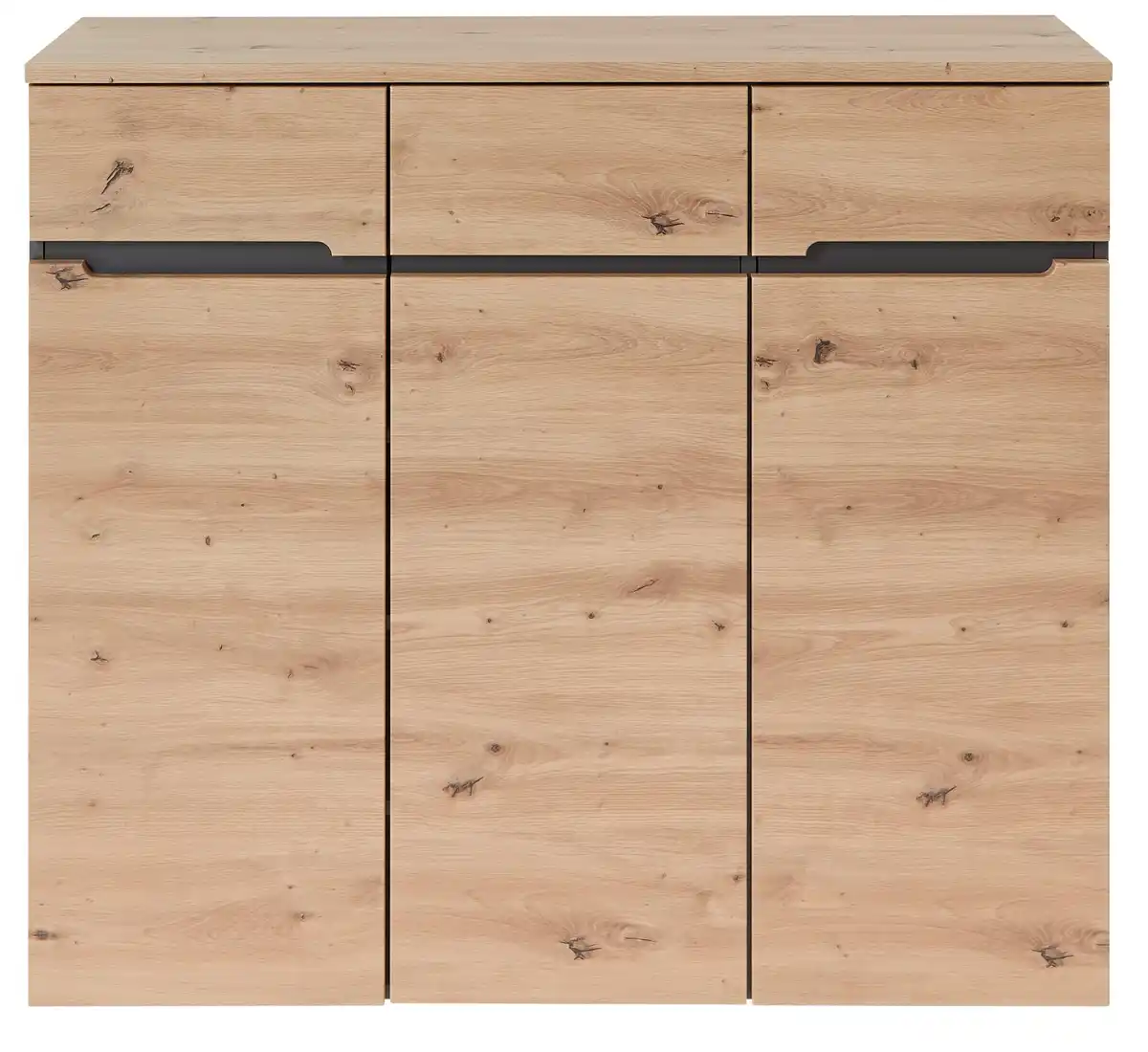 Bild 1 von Kommode Memphis in Eiche/Graphit, Graphitfarben, Eiche Artisan