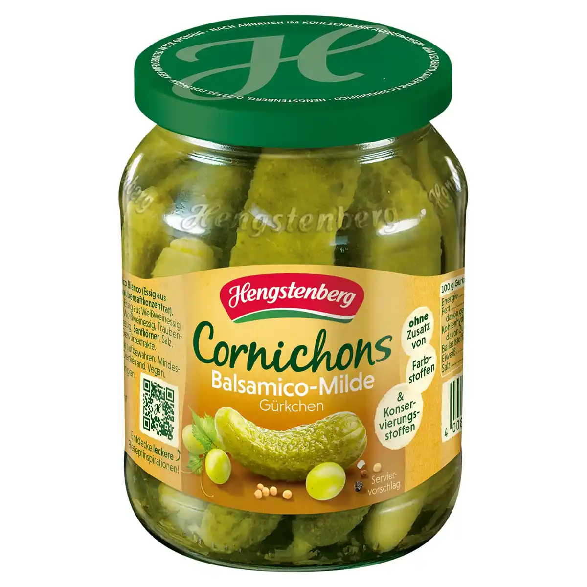 Bild 1 von HENGSTENBERG Cornichons Mix, Balsamico mild