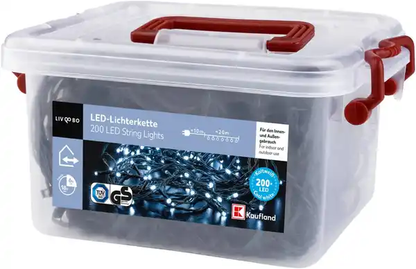 Bild 4 von LIV&BO® LED-Lichterkette mit 200 LEDs