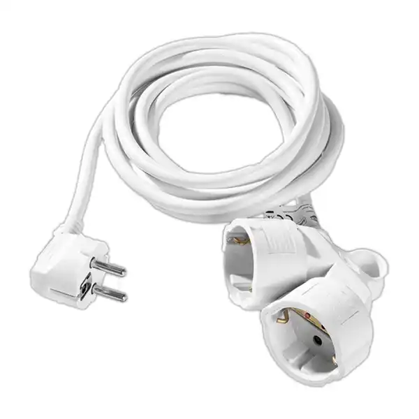 Bild 1 von Powertec Electric 3 m-Verlängerung mit Doppelkupplung