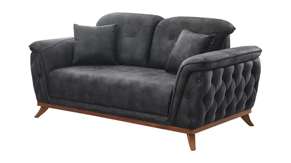 Bild 1 von Einzelsofa 2-Sitzer anthrazit 181 cm - ALBERTO