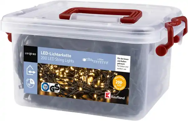 Bild 3 von LIV&BO® LED-Lichterkette mit 200 LEDs