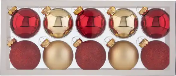 Bild 4 von LIV&BO® Weihnachtsbaumkugeln, 10-St.-Packg.