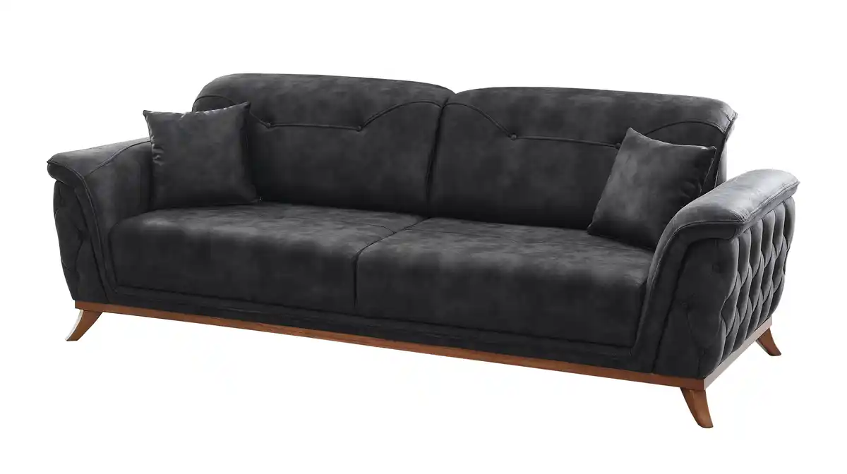 Bild 1 von Einzelsofa 3-Sitzer anthrazit 257 cm - ALBERTO