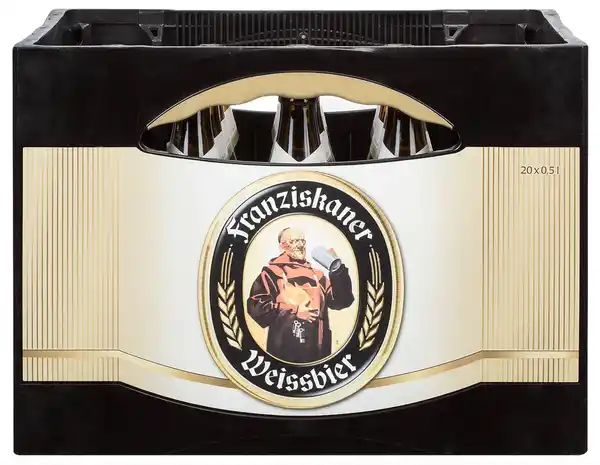 Bild 1 von FRANZISKANER Premium-Weißbier, Ka. 20 x 0,5-l-Fl.