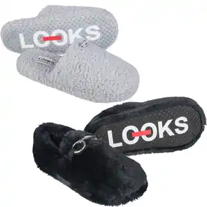 LOOKS Damen-Hausschuhe, Paar