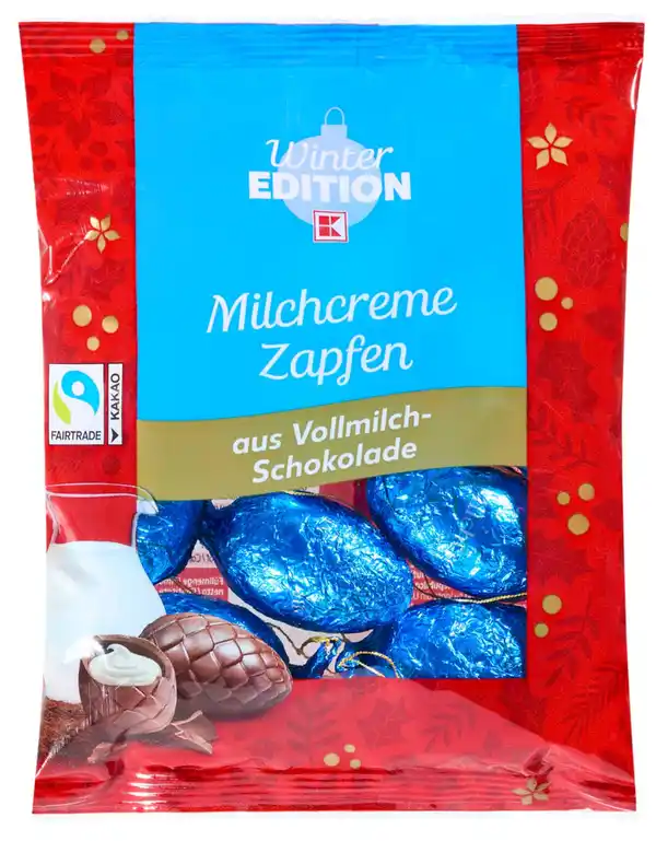 Bild 1 von K-WINTER EDITION Milchcreme-Zapfen, 150-g-Packg.