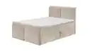Bild 1 von Boxbett 120 x 200 cm mit Bettkasten beige - MADEIRA