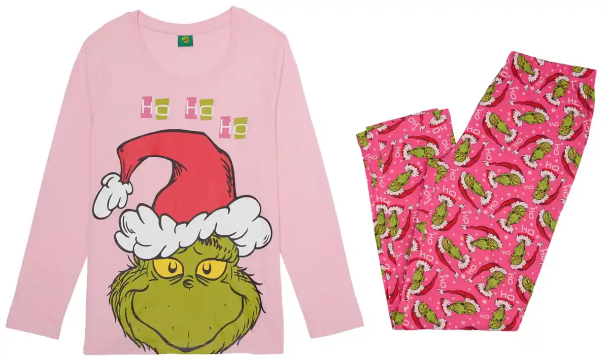 Bild 2 von Damen-Pyjama »The Grinch«, 2-teilig
