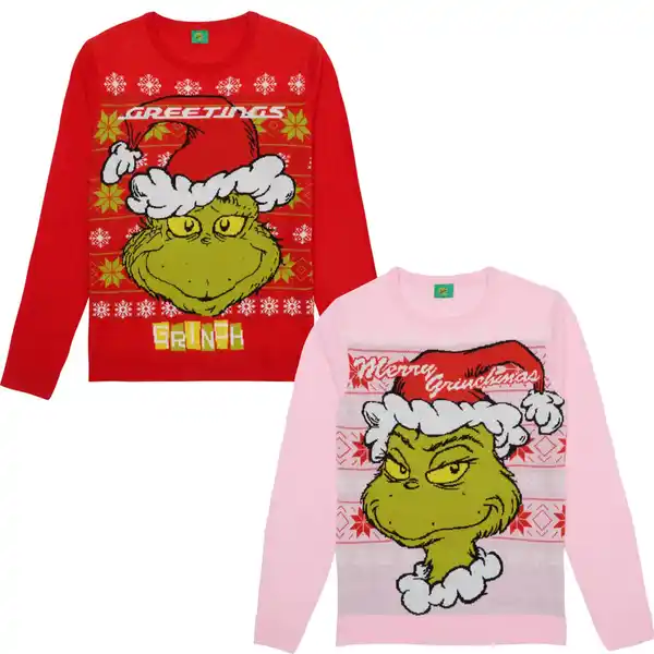 Bild 1 von Damen-Pullover »The Grinch«
