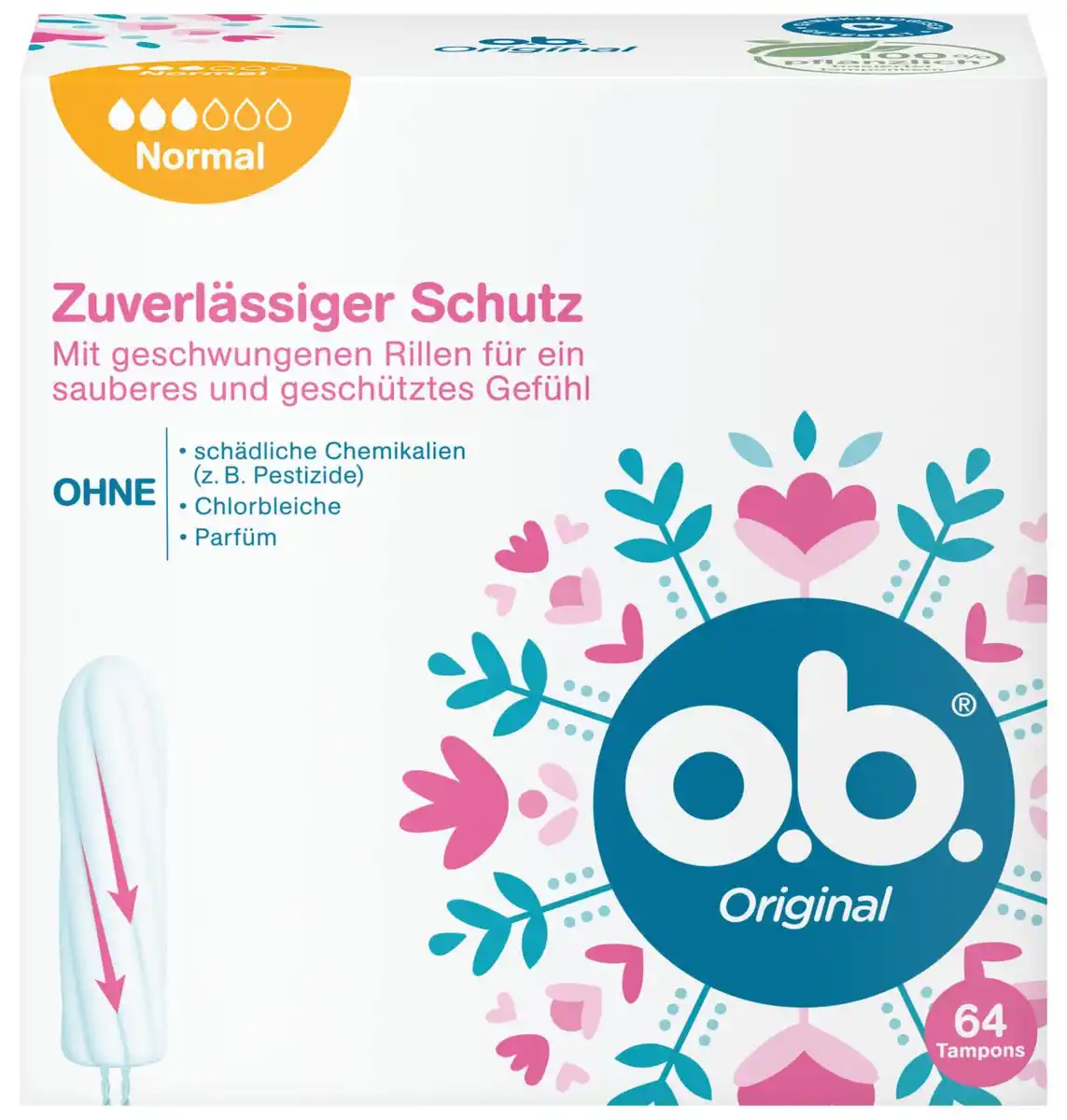 Bild 1 von O.B. Tampons, 32 - 64-St.-Packg.