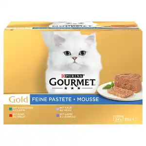 GOURMET GOLD Katzenfutter 24 x 85 g