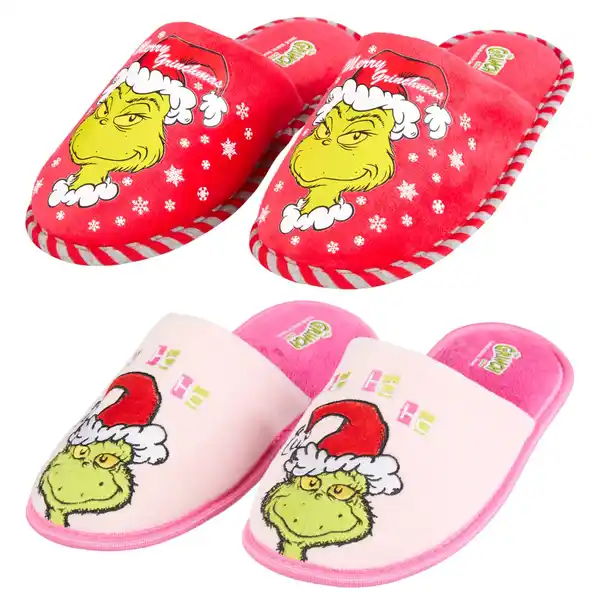 Bild 1 von Damen-Hausschuhe »The Grinch«, Paar