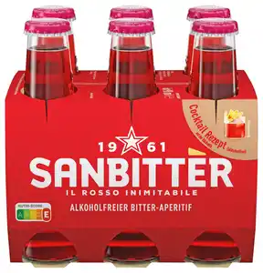 SANPELLEGRINO Sanbittèr, Packg. 6 x 0,098-l-Fl.