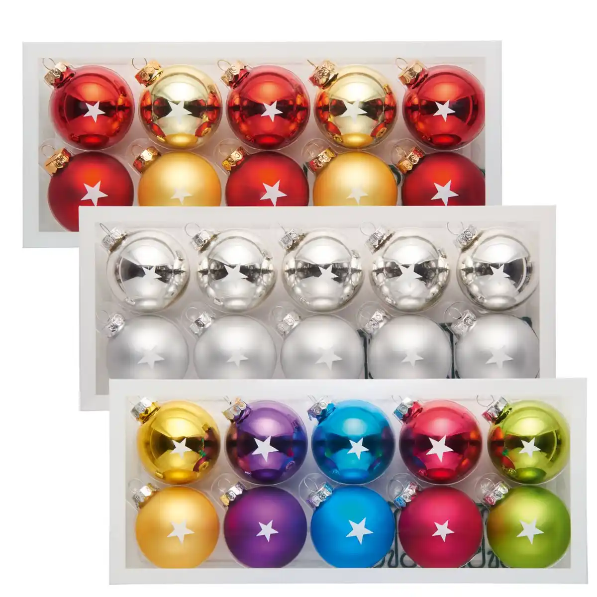 Bild 1 von LIV&BO® Weihnachtsbaumkugeln, 10-St.-Packg.