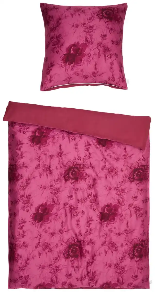 Bild 4 von LOOKS Mako-Satin-Bettwäsche-Set ca. 200 x 220 cm, 3-teilig