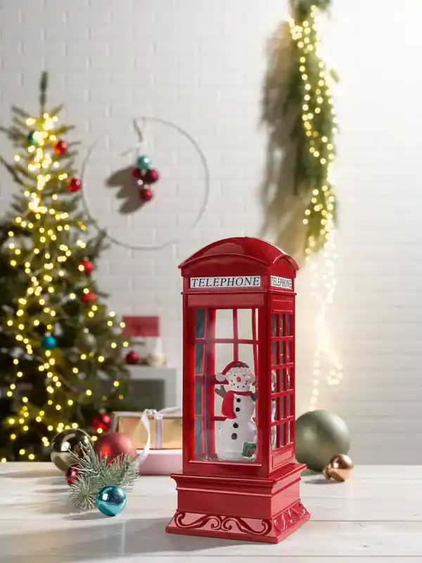 Bild 2 von LIV&BO® LED-Laterne mit Schneekugel