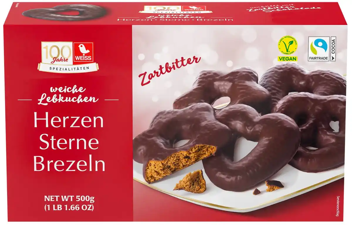 Bild 1 von WEISS Weiche Lebkuchen, 500-g-Packg.