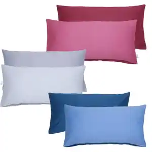 LOOKS Mako-Satin-Kissenbezüge, 2-St.-Packg.