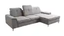 Bild 1 von Ecksofa mit Schlaffunktion grau 270 x 180 cm - Bettkasten - BRITTA