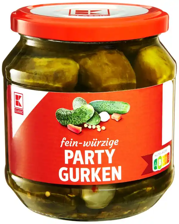 Bild 1 von K-CLASSIC Party-Gurken, 530-g-Glas