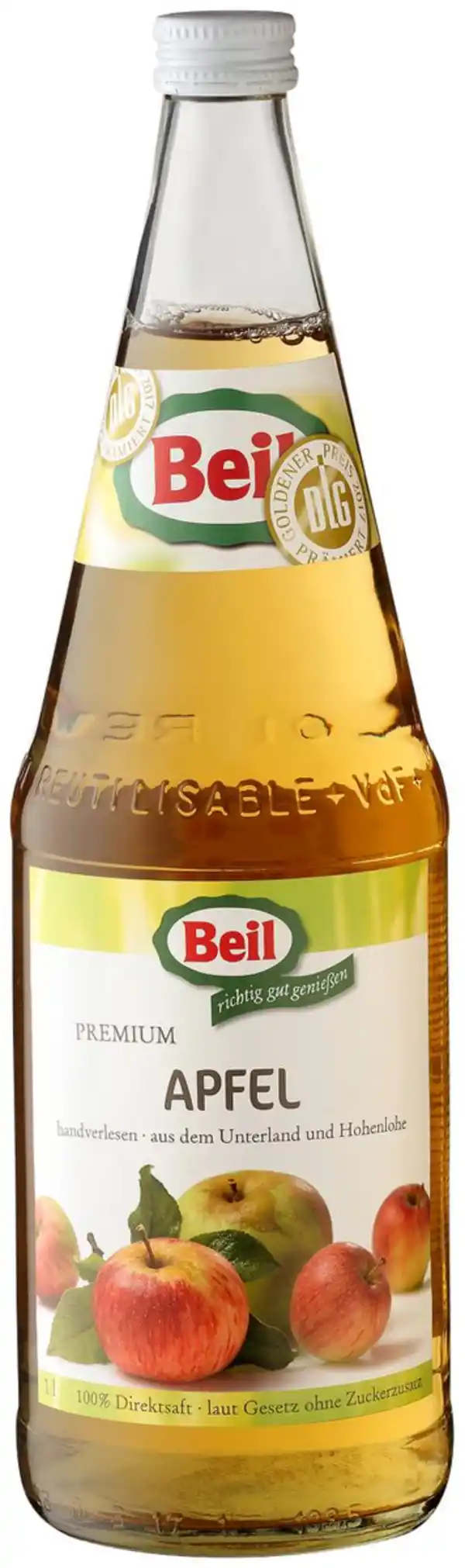 Bild 1 von BEIL Apfelsaft, 1-l-Fl.