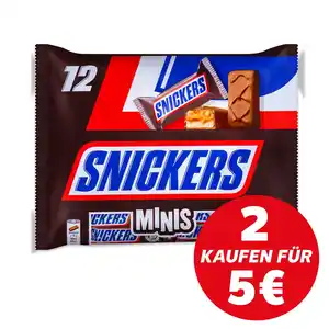SNICKERS, MARS, BOUNTY, MILKY WAY oder TWIX Minis, 7 - 14 St. = 227-g-Packg.