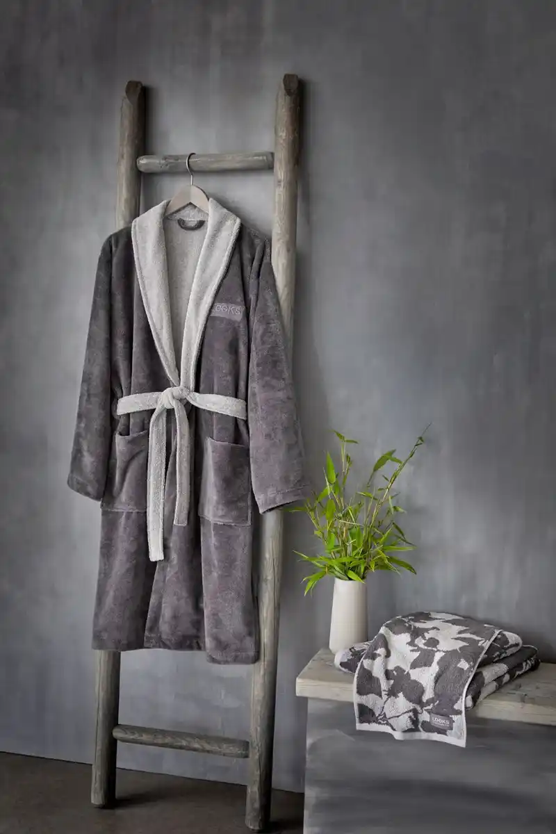 Bild 3 von LOOKS Herren-Bademantel »Doubleface«