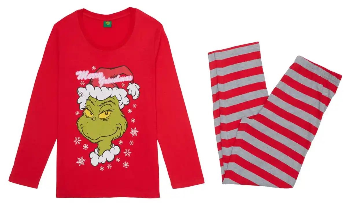 Bild 3 von Damen-Pyjama »The Grinch«, 2-teilig