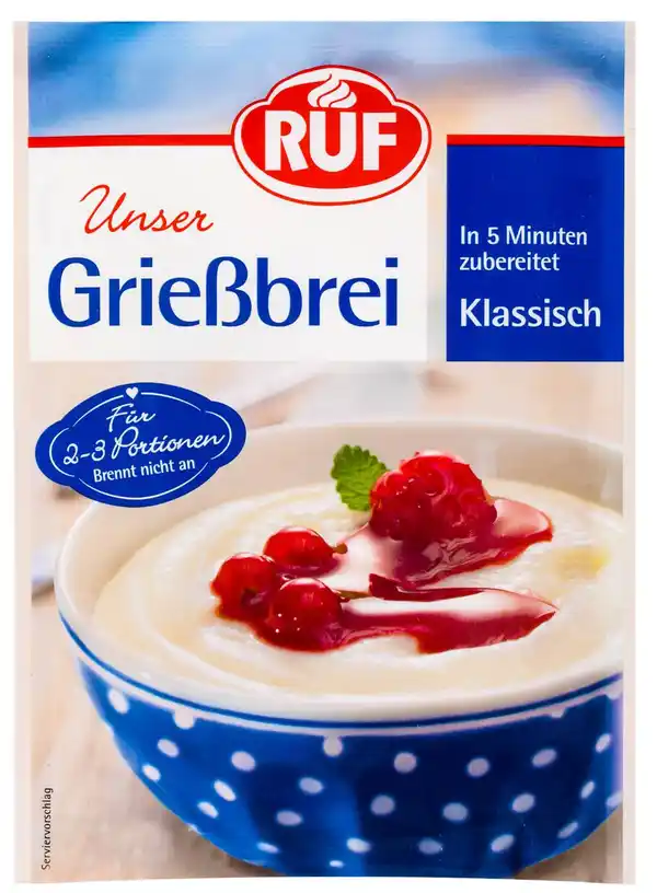 Bild 1 von RUF Grießbrei oder Milchreis, 92 - 125-g-Packg.