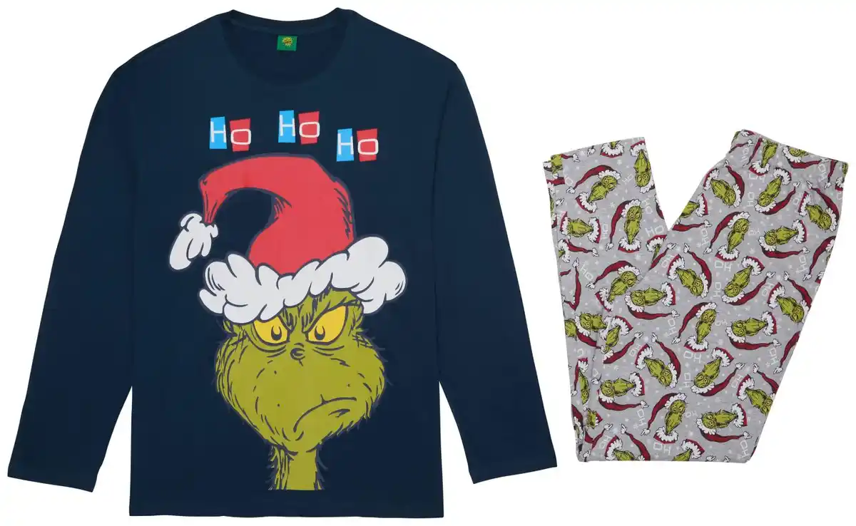 Bild 3 von Herren-Pyjama »The Grinch«, 2-teilig
