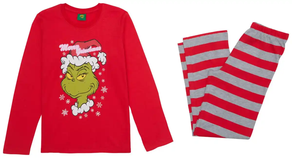 Bild 2 von Kinder-Pyjama »The Grinch«, 2-teilig