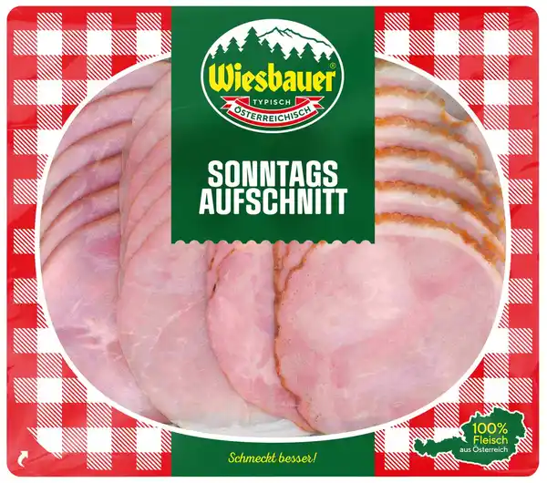Bild 1 von WIESBAUER Sonntagsaufschnitt, 200-g-Packg.