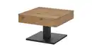 Bild 1 von Couchtisch Eiche quadratisch - 70 x 70 cm - aufklappbar - ASHTON