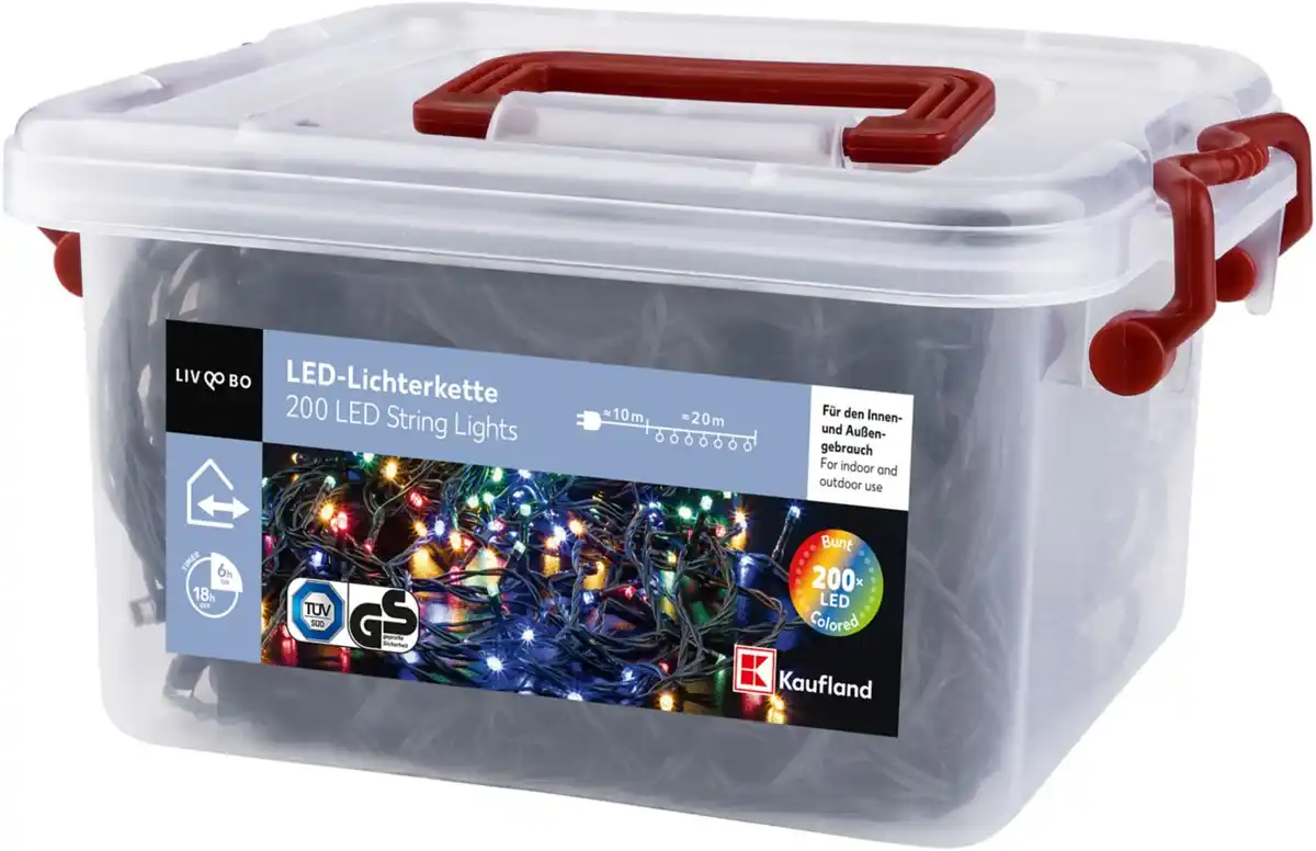 Bild 1 von LIV&BO® LED-Lichterkette mit 200 LEDs