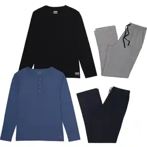 LOOKS Herren-Pyjama, 2-teilig