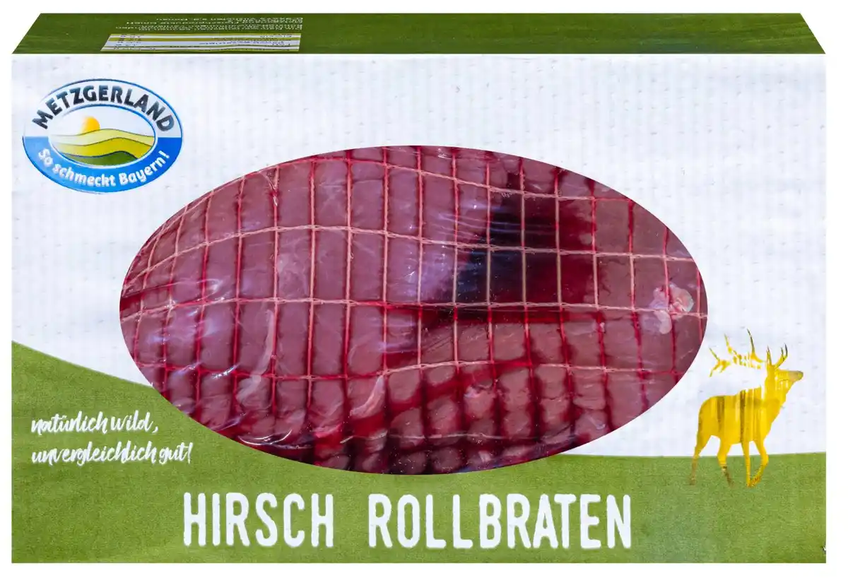 Bild 1 von METZGERLAND Hirschrollbraten, kg
