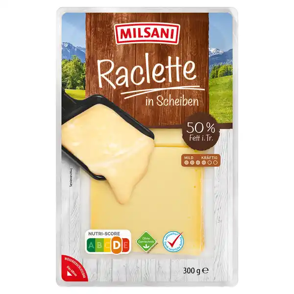 Bild 1 von MILSANI Raclette Scheiben 300 g