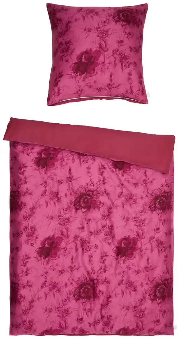 Bild 3 von LOOKS Mako-Satin-Bettwäsche-Set ca. 135 x 200 cm, 2-teilig