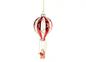 Weihnachtsbaumkugel 'Heißluftballon' ca. H 18cm
